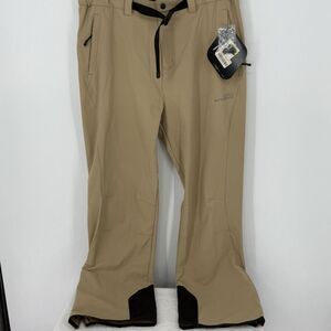 Aigle Actimum A3 All Weather Shell Tan Pants Size 36x32 NWT  Waterproof